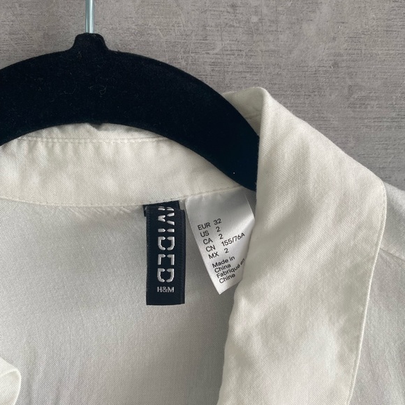 Embroided white shirt H&M - Picture 2 of 3